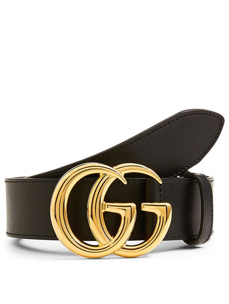 mens gucci belt holt renfrew|GUCCI Leather Belt With Double G Buckle .